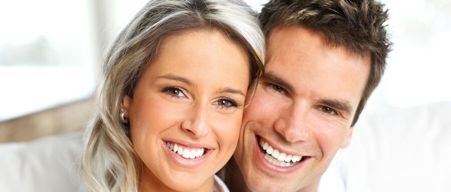 woman and man with good eyesight after being restored